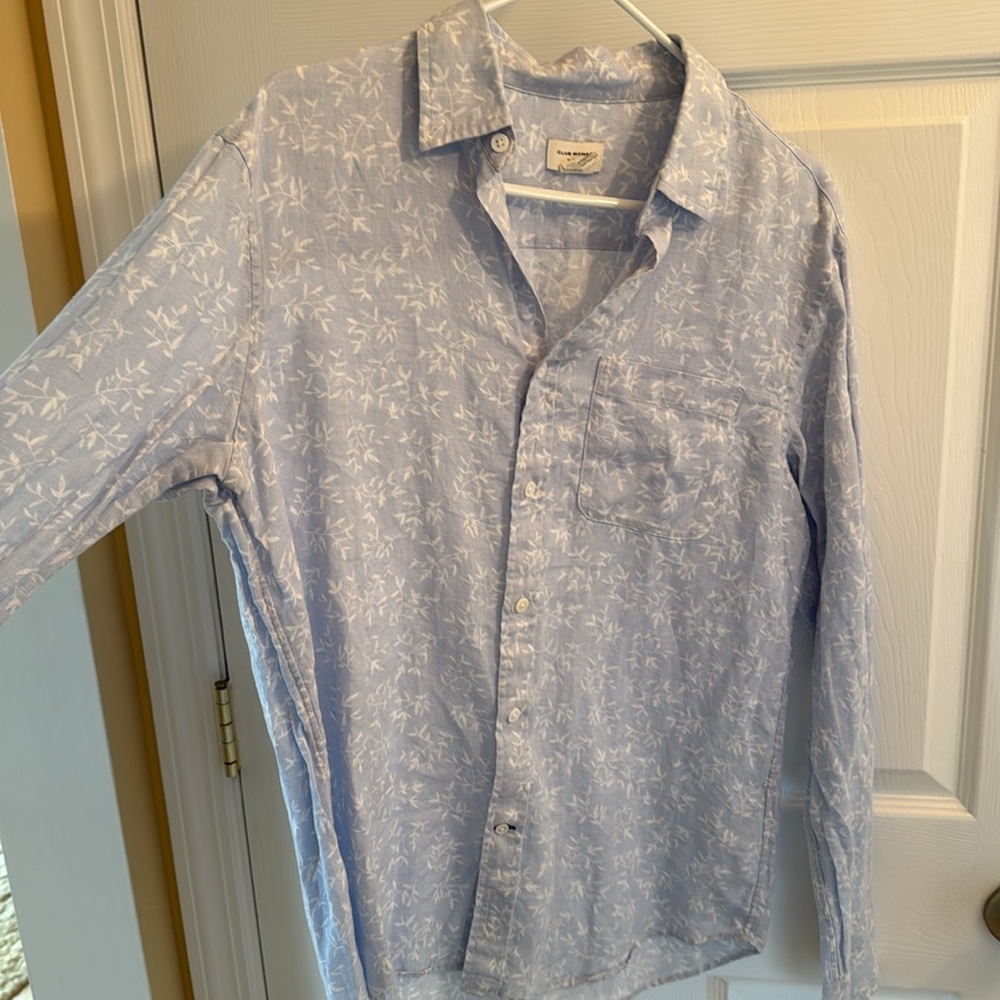 Club Monaco 100% linen button down shirt - Picture 11 of 12